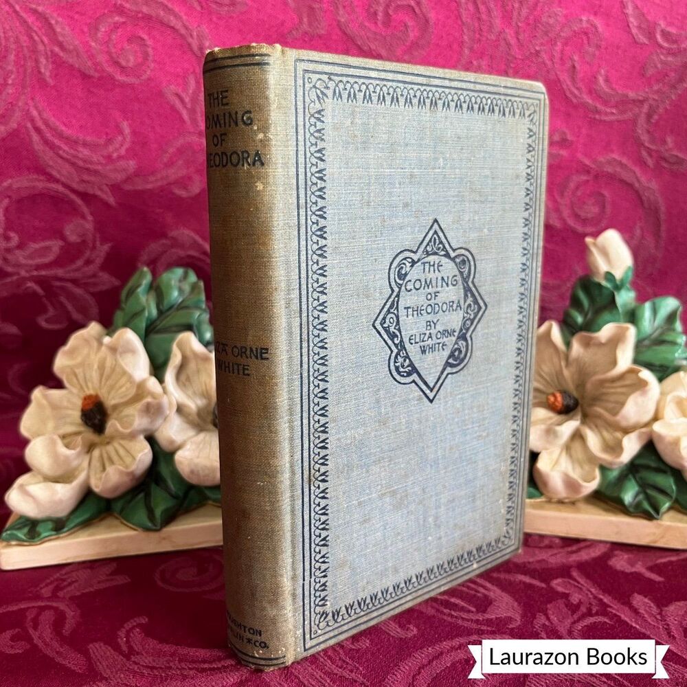 1896 The Coming of Theodora by Eliza Orne White, Scarce Antique Book